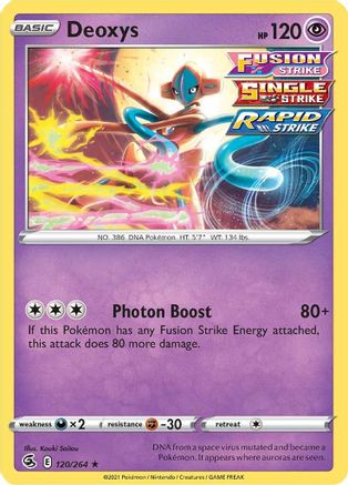 Deoxys 120/264 - SWSH08 Fusion Strike