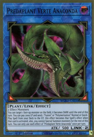 Predaplant Verte Anaconda (MGED-EN036) - Maximum Gold: El Dorado 1st Edition