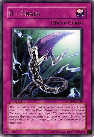 D - Chain (POTD-EN050) - Power of the Duelist Unlimited