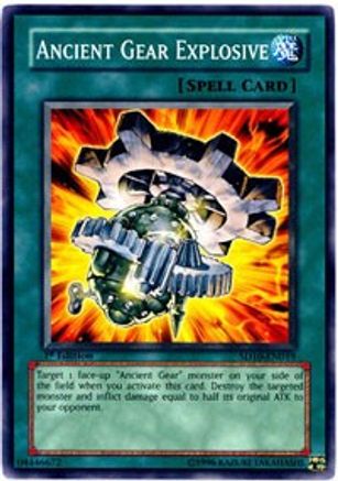 Ancient Gear Explosive (SD10-EN019) - Structure Deck: Machine Re-Volt 1st Edition