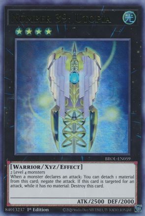 Number 39: Utopia (BROL-EN059) - Brothers of Legend 1st Edition