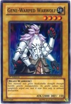 Gene-Warped Warwolf (STON-EN001) - Strike of Neos 1st Edition