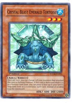 Crystal Beast Emerald Tortoise (FOTB-EN003) - Force of the Breaker Unlimited