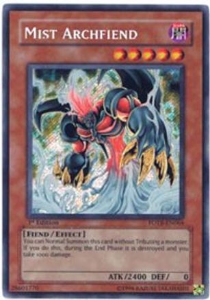 Mist Archfiend (FOTB-EN064) - Force of the Breaker 1st Edition