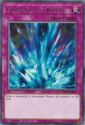 Torrential Tribute (GRCR-EN057) - The Grand Creators 1st Edition