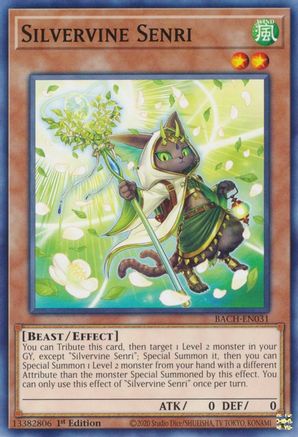 Silvervine Senri (BACH-EN031) - Battle of Chaos 1st Edition