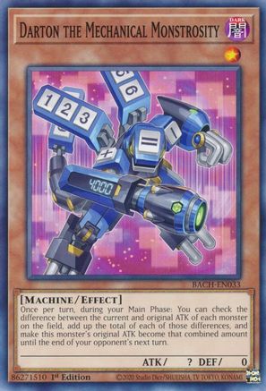 Darton the Mechanical Monstrosity (BACH-EN033) - Battle of Chaos 1st Edition