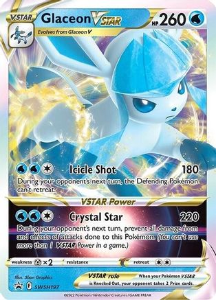 Glaceon VSTAR - SWSH197 SWSH197/307 - SWSH Sword & Shield Promo Cards Holofoil