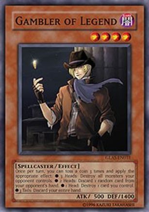 Gambler of Legend (GLAS-EN031) - Gladiator's Assault 1st Edition