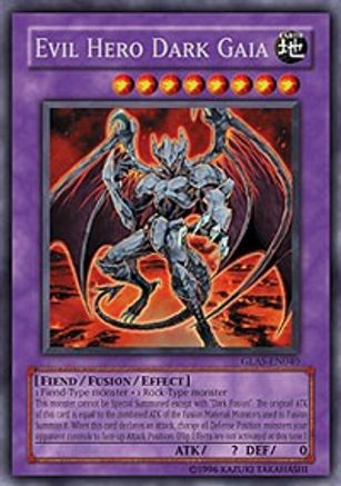 Evil Hero Dark Gaia (GLAS-EN040) - Gladiator's Assault 1st Edition