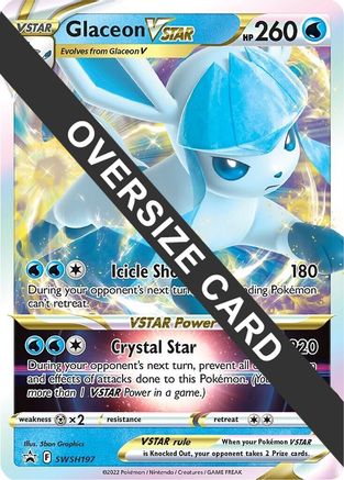 Glaceon VSTAR - SWSH197 - Jumbo Cards Holofoil