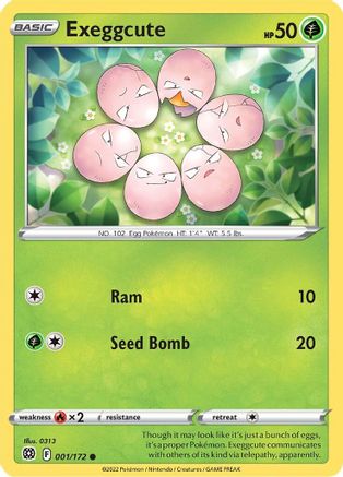 Exeggcute 1/172 - SWSH09 Brilliant Stars