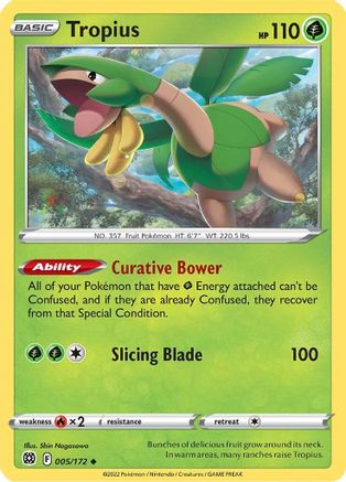 Tropius 5/172 - SWSH09 Brilliant Stars