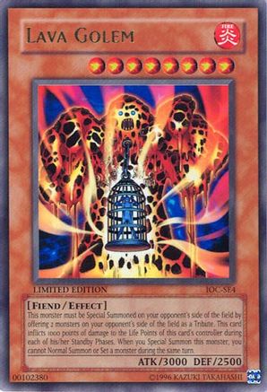 Lava Golem (IOC-SE4) - Invasion of Chaos Limited