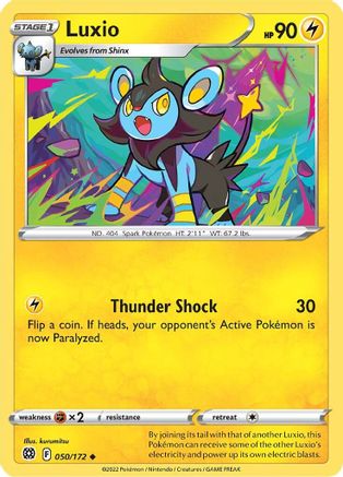 Luxio 50/172 - SWSH09 Brilliant Stars