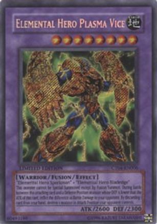 Elemental HERO Plasma Vice (CT04-EN006) - 2007 Collectors Tin Limited