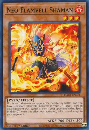 Neo Flamvell Shaman (HAC1-EN071) - Hidden Arsenal: Chapter 1 1st Edition