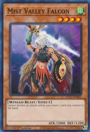 Mist Valley Falcon (HAC1-EN061) - Hidden Arsenal: Chapter 1 1st Edition