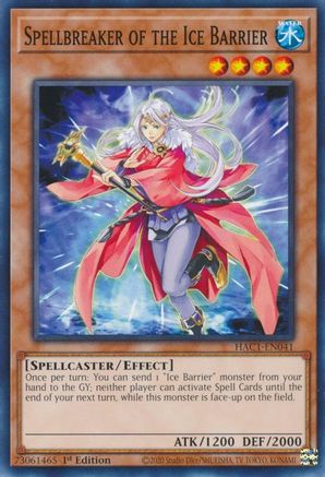 Spellbreaker of the Ice Barrier (HAC1-EN041) - Hidden Arsenal: Chapter 1 1st Edition
