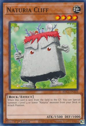 Naturia Cliff (HAC1-EN103) - Hidden Arsenal: Chapter 1 1st Edition