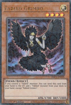 Fabled Grimro (Duel Terminal) (HAC1-EN125) - Hidden Arsenal: Chapter 1 1st Edition