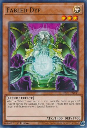 Fabled Dyf (HAC1-EN133) - Hidden Arsenal: Chapter 1 1st Edition