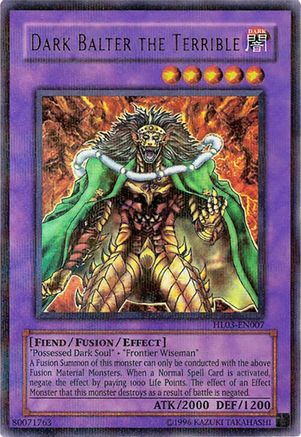 Dark Balter the Terrible (HL03-EN007) - Hobby League 3 Limited