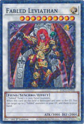 Fabled Leviathan (Duel Terminal) (HAC1-EN145) - Hidden Arsenal: Chapter 1 1st Edition