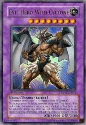 Evil Hero Wild Cyclone (DP06-EN011) - Duelist Pack 6: Jaden Yuki 3 Unlimited