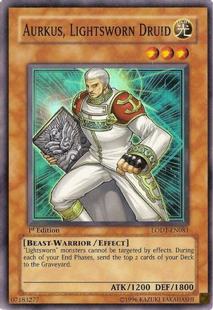 Aurkus, Lightsworn Druid (LODT-EN081) - Light of Destruction 1st Edition