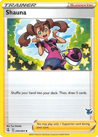 Shauna - 240/264 (Eevee Stamped) - Battle Academy 2022