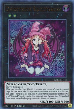 Ghostrick Socuteboss (GFP2-EN140) - Ghosts From the Past: The 2nd Haunting 1st Edition