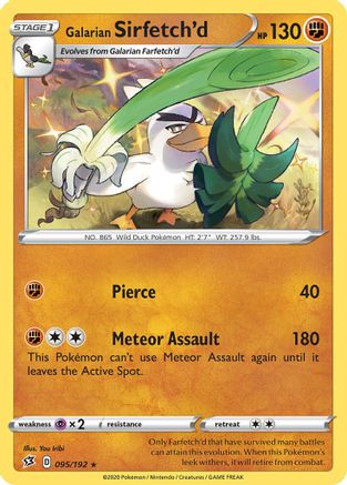 Galarian Sirfetch'd - 95/192 - Deck Exclusives