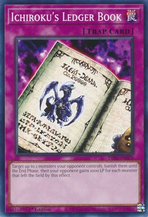 Ichiroku's Ledger Book (DIFO-EN078) - Dimension Force 1st Edition