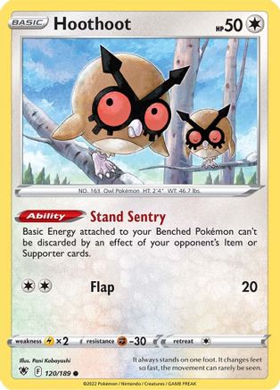 Hoothoot 120/189 - SWSH10 Astral Radiance