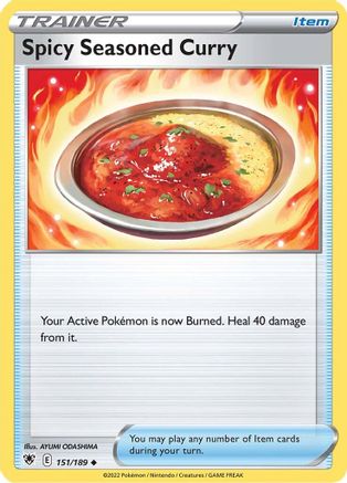 Spicy Seasoned Curry 151/189 - SWSH10 Astral Radiance Reverse Holofoil
