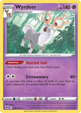 Wyrdeer - 069/189 - Deck Exclusives