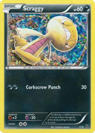 Scraggy - 7/12/12 - McDonalds Promos 2016 Holofoil
