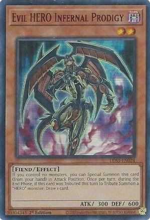 Evil HERO Infernal Prodigy (Red) (LDS3-EN024) - Legendary Duelists: Season 3 1st Edition