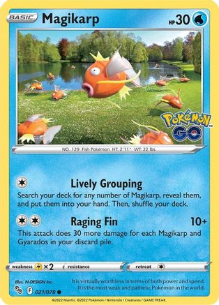 Magikarp 21/78 - Pokemon GO
