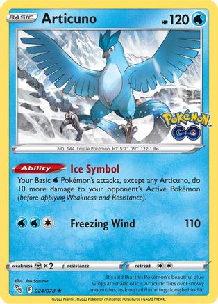 Articuno 24/78 - Pokemon GO