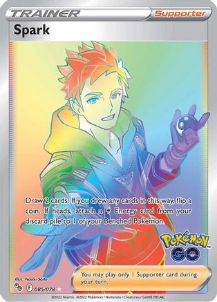 Spark (Secret) 85/78 - Pokemon GO Holofoil
