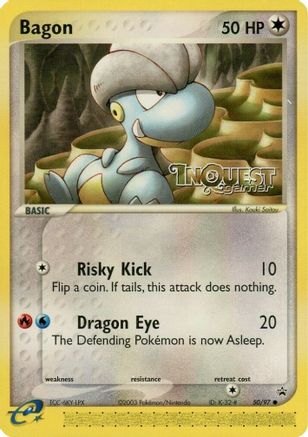 Bagon - 50/97 (InQuest Gamer) - Nintendo Promos