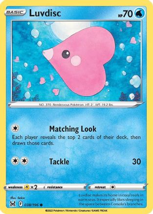 Luvdisc 38/196 - Lost Origin