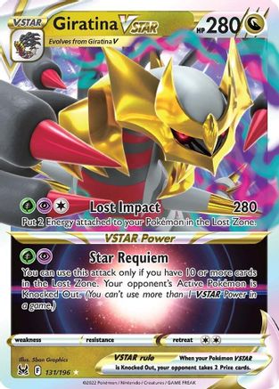 Giratina VSTAR 131/196 - Lost Origin Holofoil