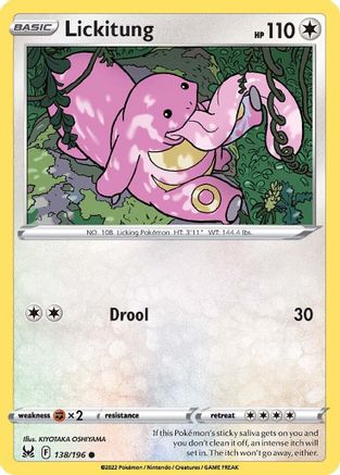 Lickitung 138/196 - Lost Origin