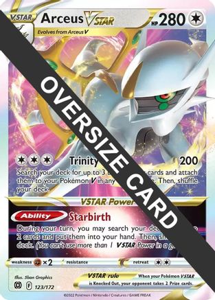 Arceus VSTAR - 123/172 - Jumbo Cards Holofoil
