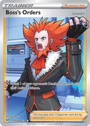 Boss's Orders TG24/30 - SWSH11 Lost Origin Trainer Gallery Holofoil
