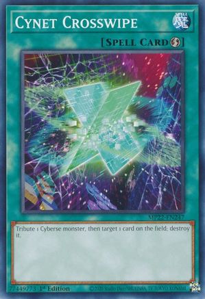Cynet Crosswipe (MP22-EN247) - 2022 Tin of the Pharaoh's Gods 1st Edition