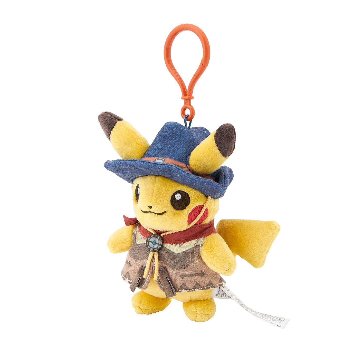 Pokemon Center Run Run! Desert Pikachu Plush Keychain (Pokémon Center Japan)